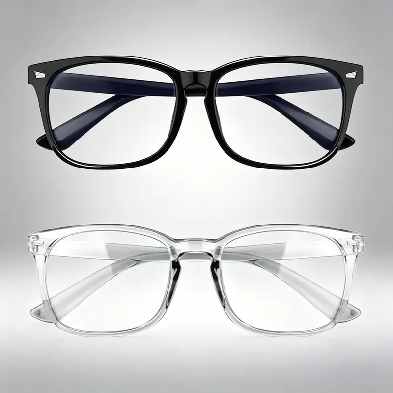 Blue Light Eyeglasses for Men Women,Blue Light Lens,Blue Light Glasses Men,Bluelight Glasses Women,Computer Glasses,Party Glasses,Classic Rectangle Frame