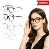 Paleshy 4-Pack Women's Blue Light Blocking Glasses - Anti- Round Face Eyewear Set, 4 Fashion Frame Colors | Internet Celebrity Style Windproof No-Makeup Essential