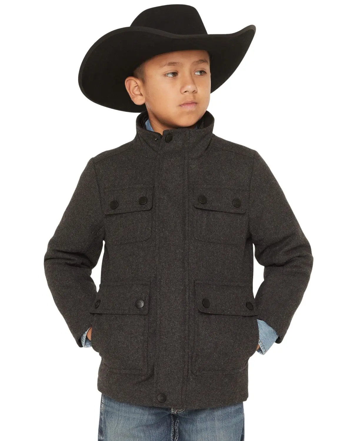 Urban Republic Boys' ' Military Jacket - 6246Ach-145 Urban Republic Boys' ' Military Jacket - 6246Ach-145