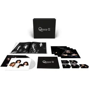 Queen & Adam Lambert - Queen II [Collector's Edition] [5 CD/180g 2 LP Box Set]  [VINYL RECORD - LP] Colored Vinyl, 180 Gram, With CD, White, Black, Boxed Set, Collector's Ed