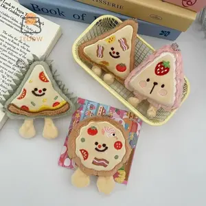 [NEW] Cute & Sweet Pizza Plush Keychain – Adorable Food-Inspired Charm