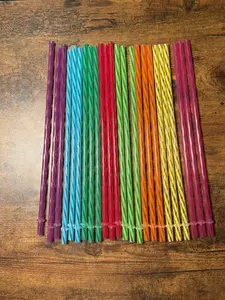 Rainbow Swirl Straws 40oz