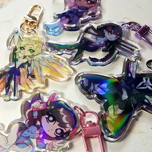 Overwatch keychains: Widowmaker, Mercy, Reaper, Sombra, Ashe, D.Va, Moira, Pharah