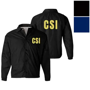 CSI Lightweight Windbreaker Jacket | Crime Scene Investigator Waterproof Coaches Coat - REPLICA / COSTUME