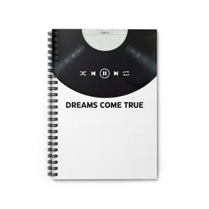 Dreams Come True Spiral Notebook - Ruled Line, Dream Journal, Writing Notebook, Inspirational Stationery, Back to School Gift, Personalized