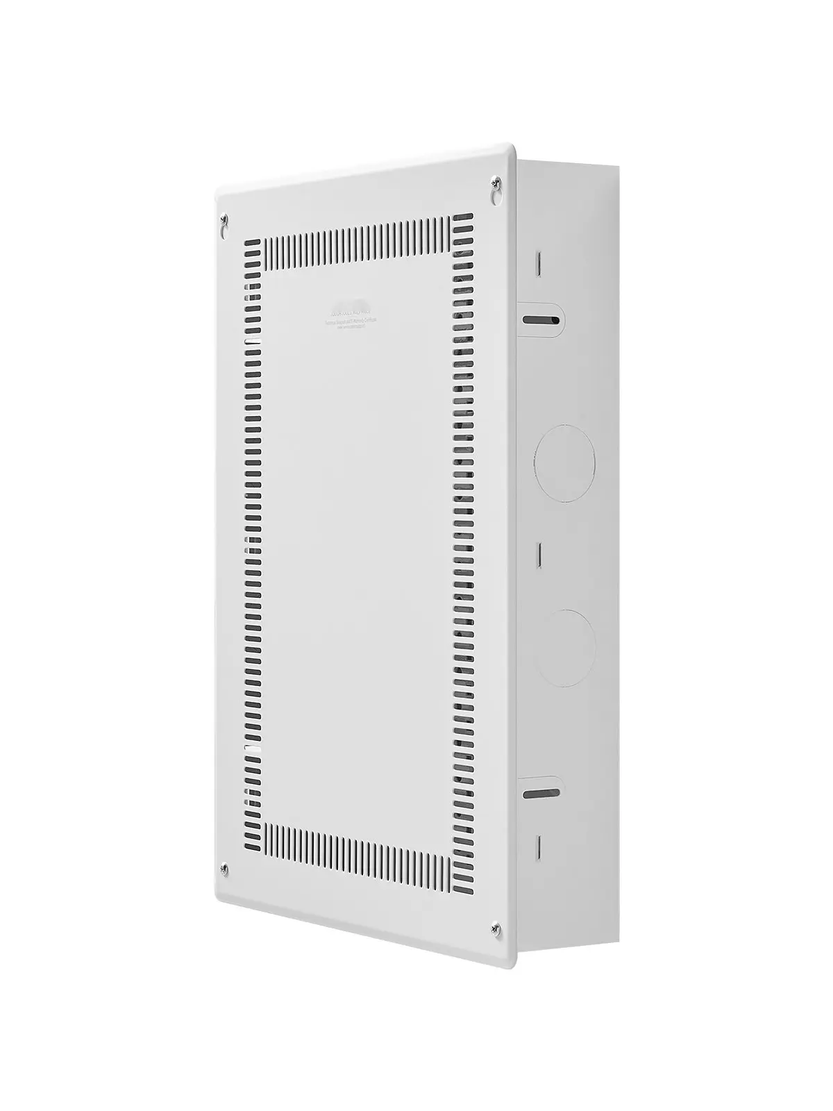 Structured Media Enclosure 20-Inch Recessed In-Wall TV Media Box With Cover For Concealed Home Theater Equipment And Hidden Wiring, Cable Management, Ventilation Openings, Durable Steel Wall Mount Enclosure, Easy Install