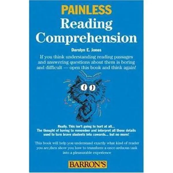 USED Book - Painless Reading Comprehension (Barron's Painless) by Darolyn E. Jones (Paperback) - english