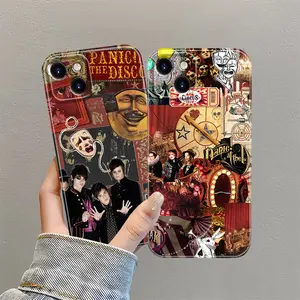8 Styles Panic At The Disco Phone Case AFYCSO 20th Anniversary Phone Case For iPhone 17 16 15 14 13 12 11 Plus Pro Max Air Gifts For Fans Men Women Phone Case Anti Drop And Shockproof All Inclusive Hard Shell Protection