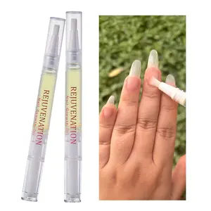 2-Pack Nail Growth Oil for Strengthening Natural Cuticle Oil Pen For Growth Brightening Moisture Nourishing Dry Nail Strengthener Serum for Weak and Brittle Nails Manicure Treatment Oil Nail Care Moisturizer Nail Vitamin Essentials