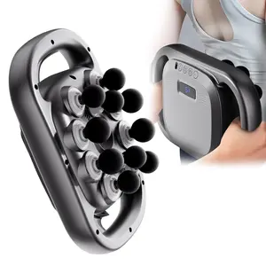1pc Professional Ten-Head Percussion Massage Gun, USB Rechargeable Deep Tissue Muscle Relaxation Tool, 30 Intensity Levels, Noise Reduction, Whole Body Applicability, Fitness Gift, Modern Massage Relaxation Equipment, USB Rechargeable Massagers