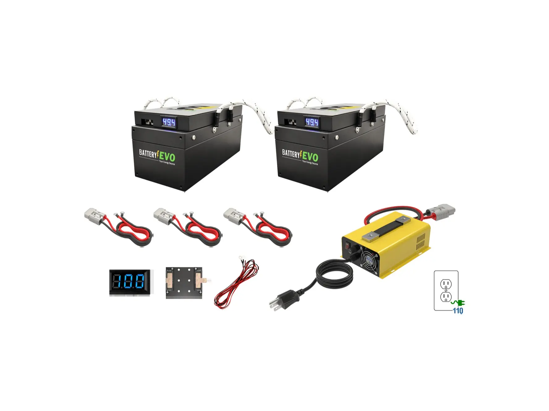 Battery Evo 48V Badger 2X Kit 94Ah 4.2 kWh