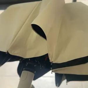 Automatic Folding Umbrella 1 Count 60pcs Portable Rain Umbrella with Loop Buckle Windproof Waterproof for Men Women