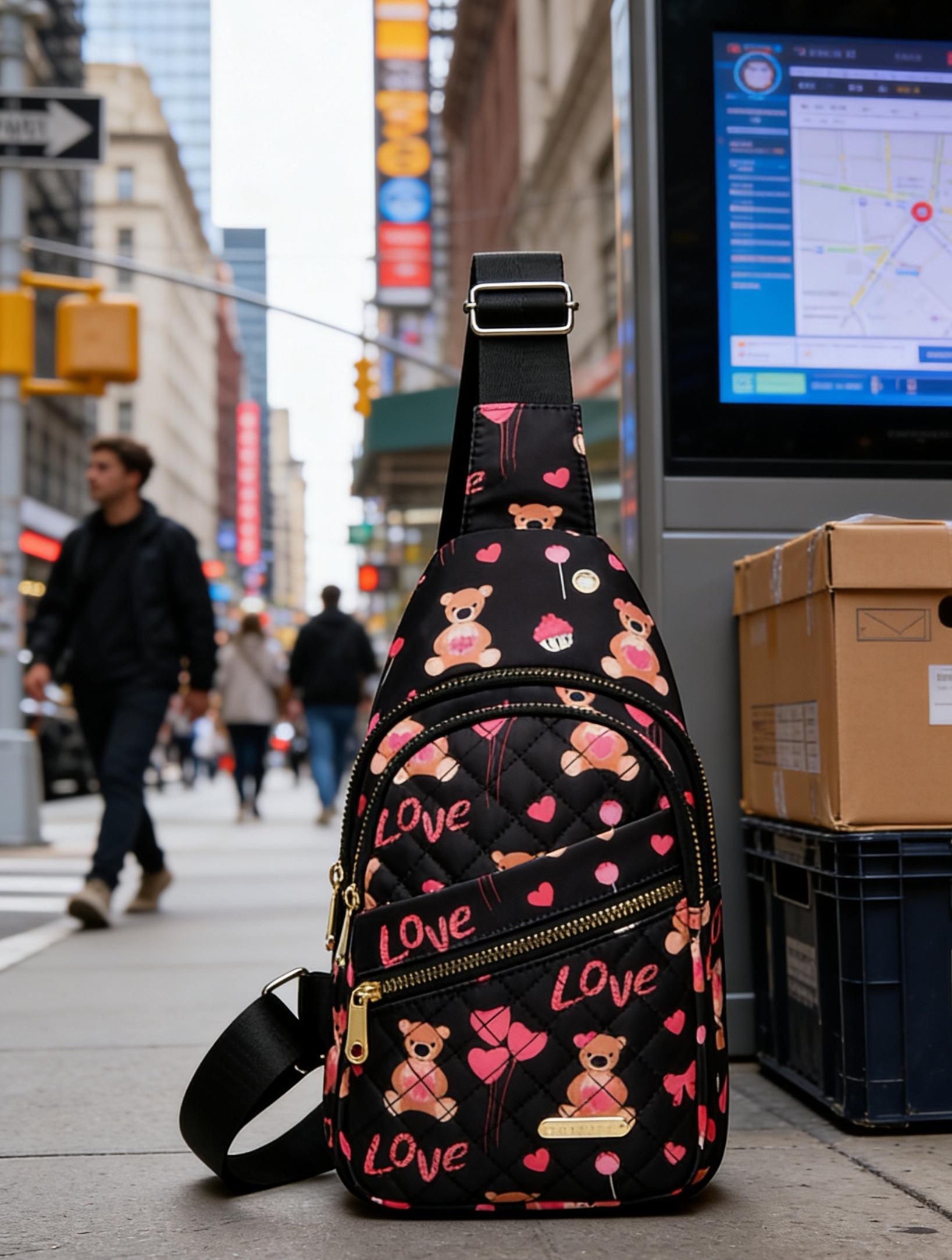 Fashionable lightweight crossbody bag  Couple style  Unisex