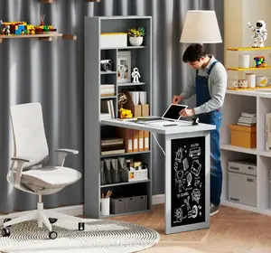 Fold-out Convertible Office Desk, Wall Mount Computer Desk bedroom vanity desk