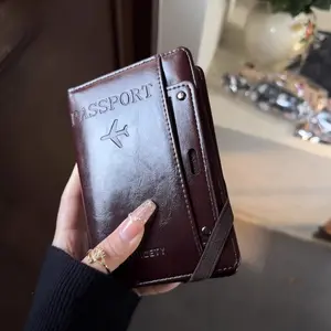 [Travel Essentials] Multifunctional Passport Holder, Card Holder, Document and Boarding Pass Organizer, Ticket Holder, Wallet All-in-One for Women