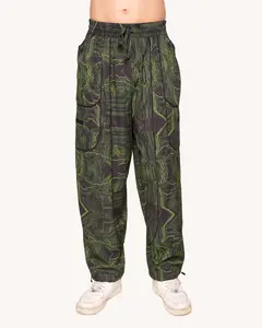 Cyber Matrix Harem Pants