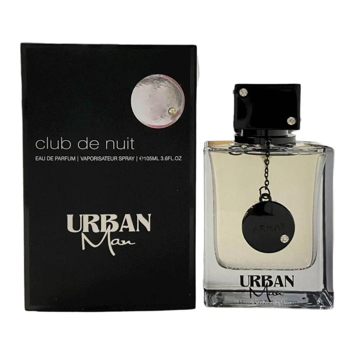 Armaf Club De Nuit Urban Man EDP Spray for Men - 3.6 fl oz Fruit-Flavored, Mint, Multi-Scent Spray-On Fragrance with Bergamot Mix (New Box), Fruit-Flavored Men's Fragrance