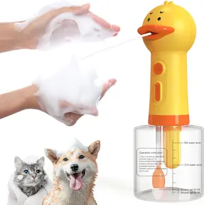 Electric  Shampoo Dispenser  Shampoo Sprayer Duck Shampoo Foamer for Pet, Foaming Soap Dispenser for Bathtub, Kitchen Sink Cleaning