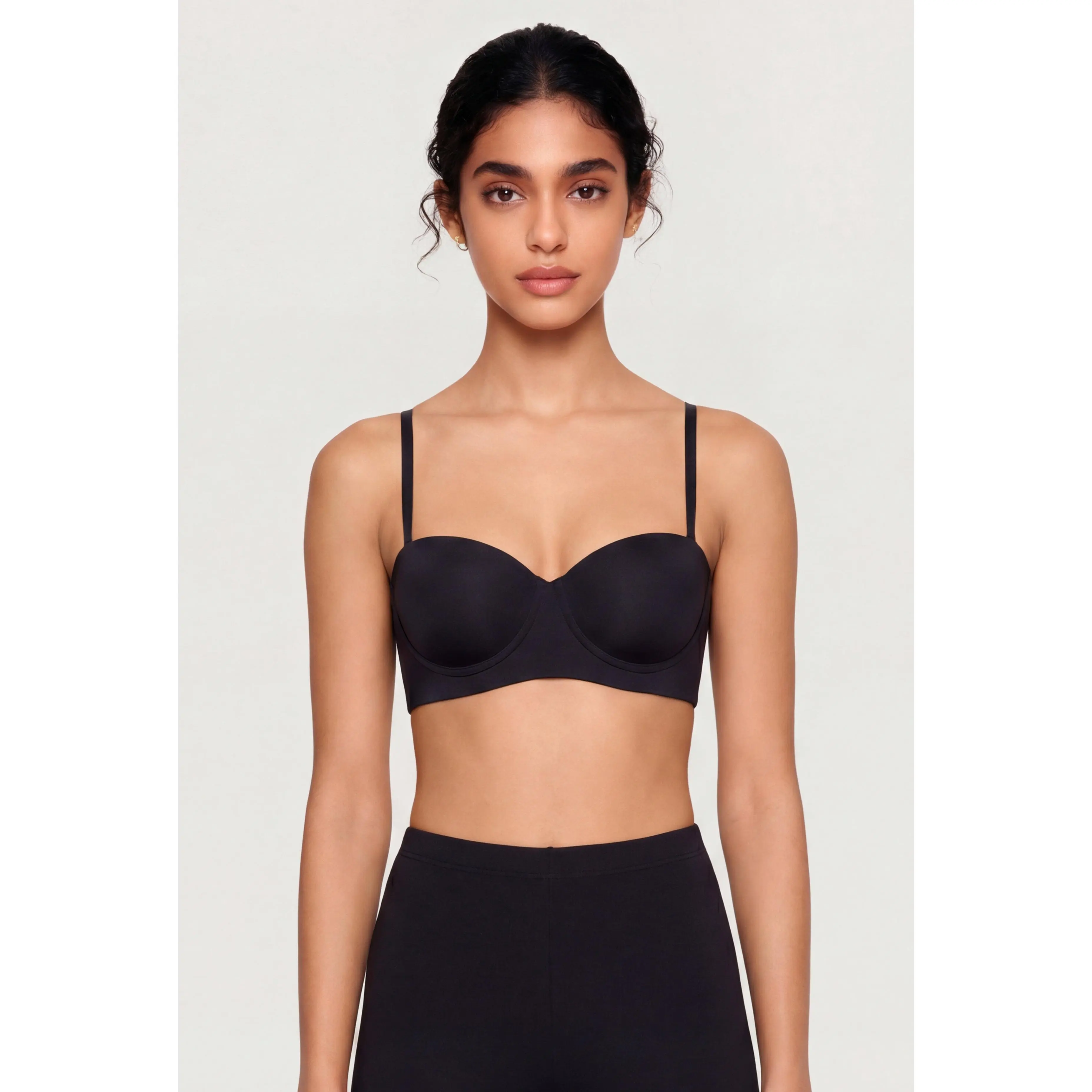 Laser Cut Convertible Balconette Bra