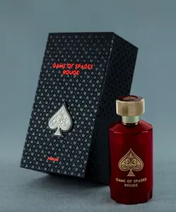 GAME OF SPADES ROUGE Perfume - Red Spade Design - Gift Box Included - Fragrance for Men & Women Edp Intense Floral Musk