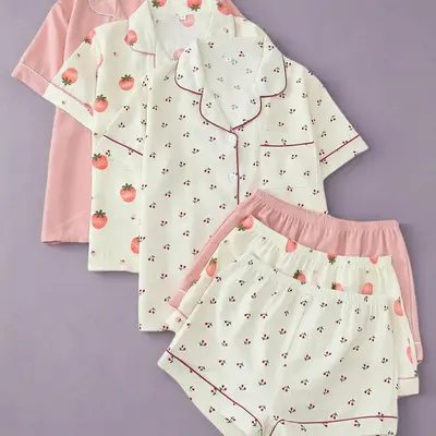 Shorts Pajama Loungewear Sets Target Cute Matching Target Pj Sets