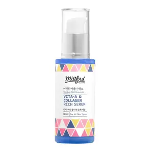 Millford Vita A & Collagen Rich Serum 30ml/ 1FL Oz, Fish/Marine Collagen, Face Cream, Anti Aging, Facial Moisturizer, Wrinkes, Fine Lines, Retinyl Palmitate, Korean Skincare