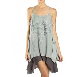 A'Reve X Back Dress & Side Bow - Grey