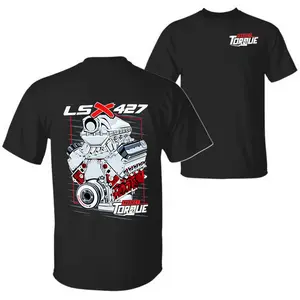 100% Cotton - Project Torque 427 LSX Performance Car Graphic T-Shirt Automotive Streetwear Tee for Men ,t shirt for men graphic tee