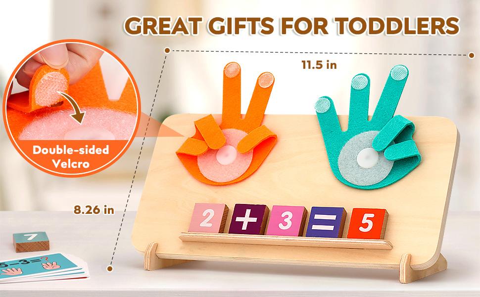 Preschool Learning Toys for Toddlers, Fingers Counting Math, Educational Manipulatives Number Counting Blocks Set for Kids, Montessori Toys for Age 2-5 Years Old Boys Girls Birthday Gifts Preschool Learning Toys for Toddlers, Fingers Counting Math, Educational Manipulatives Number Counting Blocks Set for Kids, Montessori Toys for Age 2-5 Years Old Boys Girls Birthday Gifts