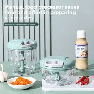 Garlic masher, manual garlic press, multifunctional garlic chopper, ginger-garlic-meat mincer, baby food processor, kitchen mini garlic grinder