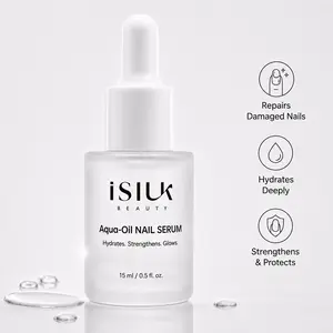 Post-Gel Nail Repair Serum for Damaged, Weak, Brittle, Peeling & Thin Nails, Coconut & Lavender Cuticle Oil for Nails After Gel-X, Acrylic, Gel Polish & Press-Ons, with Aloe, Niacinamide & Hyaluronic Acid, Non-Greasy, 15ml