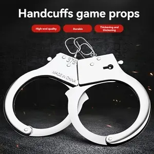 Multifunctional Realistic Appearance Handcuffs Toy/magic Prop, Safe Material, Perfect for Cosplay, Escape Room Games, Party Interactions