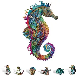 Seahorse Wooden Animal Jigsaw Puzzle - 200 Pieces