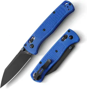 Pocket Folding Knife, 2.93" Stainless Steel Blade Small Pocket Knife for Men Women,Folding Knife with Pocket Clip and Axis Lock,Sharp Camping Hiking Fishing Survival EDC Knives (Blue)