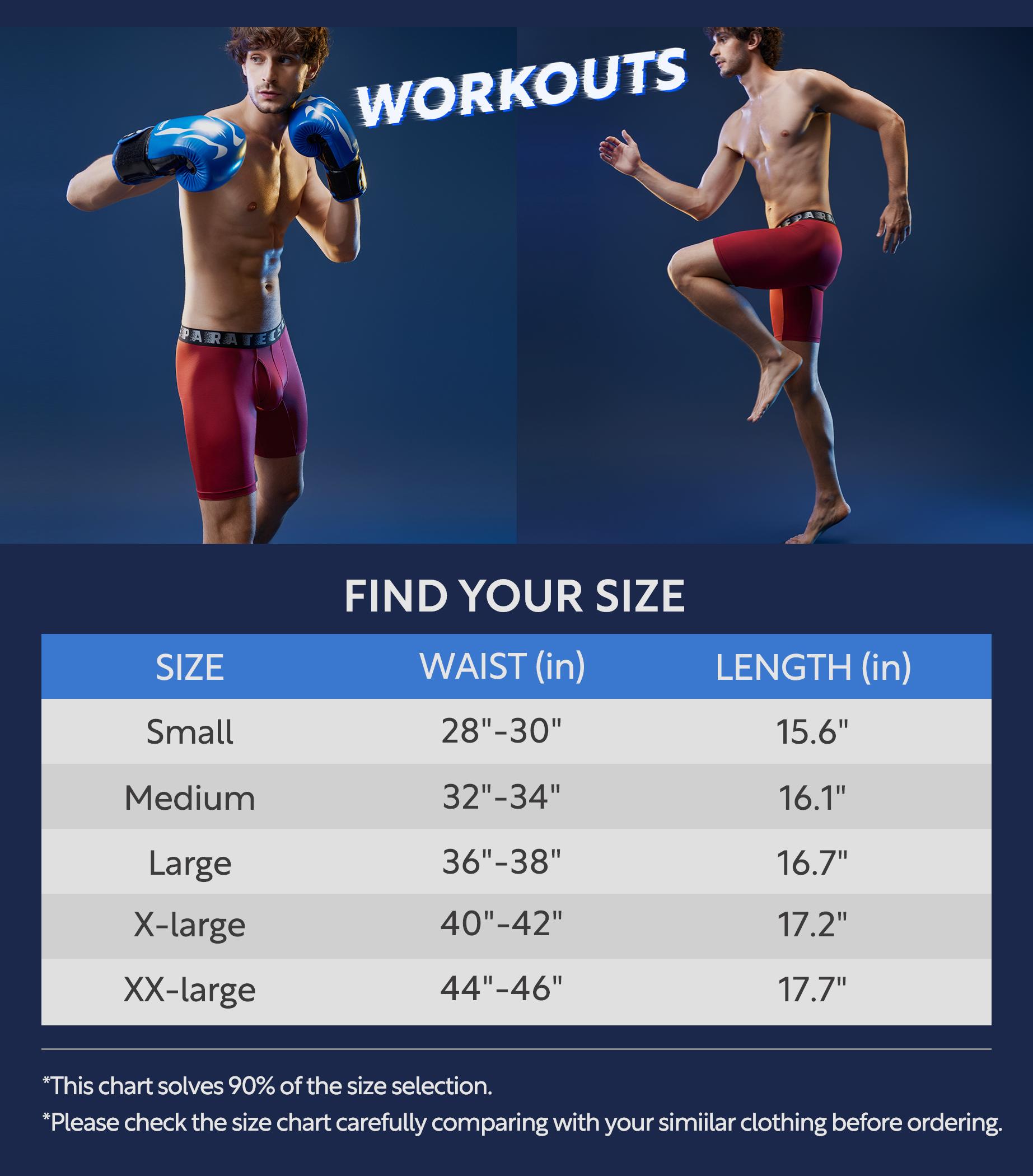 3 Packs Separatec Men's 9" Long Leg Boxer Briefs with Separate Pouch Anti Chafing Athletic Fit Breathable No Ride Up for All Day Comfort-Ideal for Active Wear