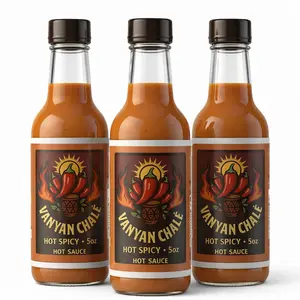 Vanyan Chale Hot Spicy Sauce – 3 Pack (5oz Bottles)