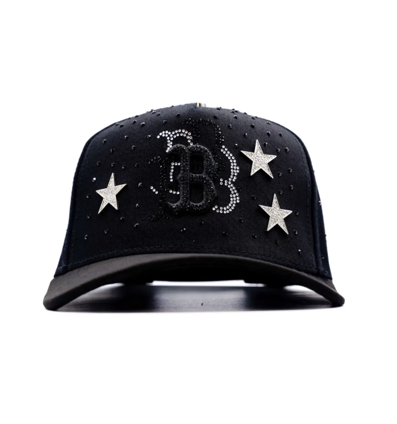 Boston Black Silver - Premium Adjustable Cap