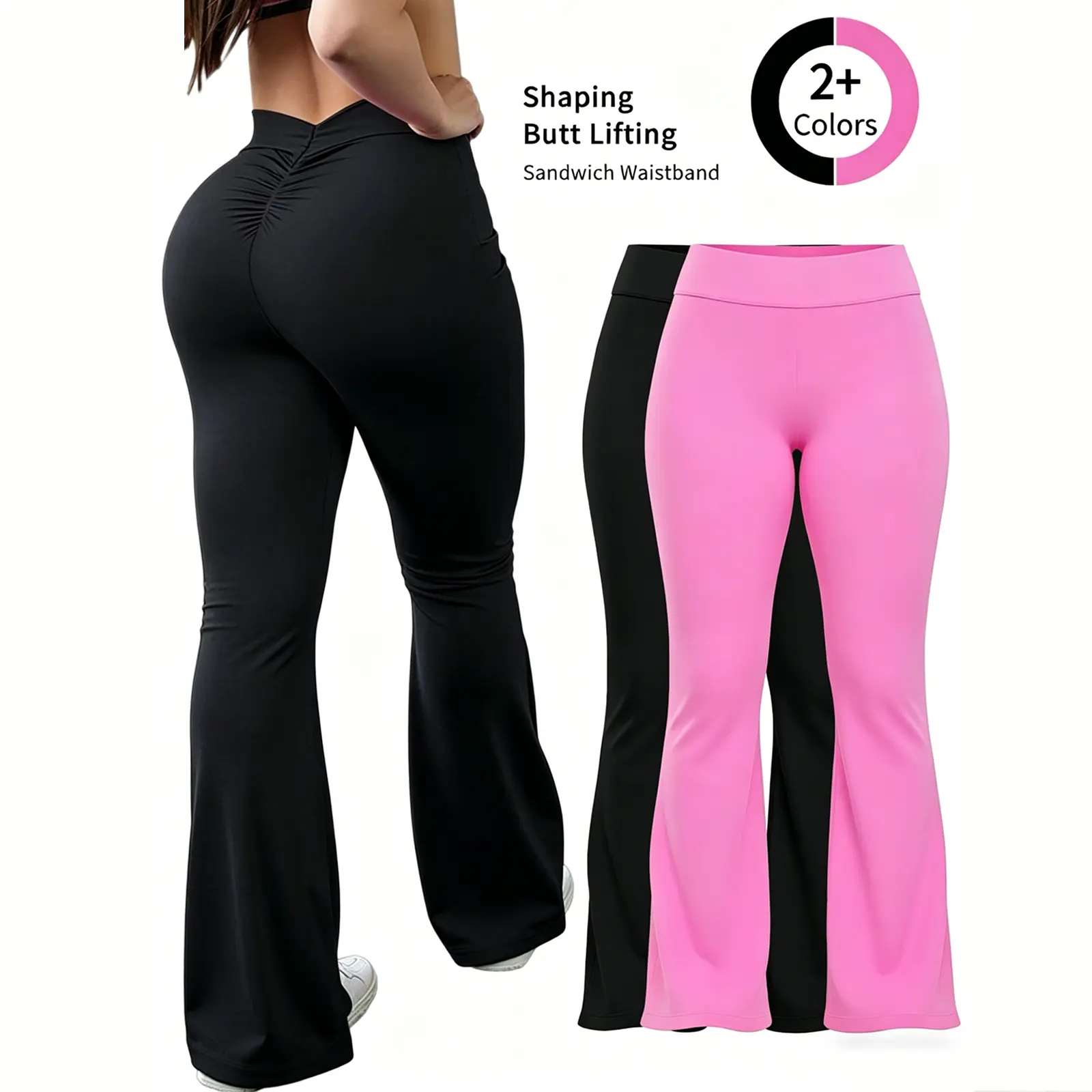 High Waist Yoga Pants for Women, Sculpting & Butt Lifting Skinny Leggings, Ultra-Stretchy Seamless Fabric, Gym Tight Workout Pants, Butt Lifting Activewear