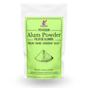 Alebrixes - Alum Powder 100 gr (3.5 oz) | Polvo de Alumbre - Polvo para encurtidos | Granulated Potassium Alum powder - Pickling Powder | Imported from Mexico