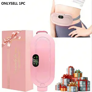 Portable Heating Pad for Abdomen & Back, Electric Massage Belt with 3 Heat Settings & 4 Modes, Quick Heating, Perfect Holiday Gift