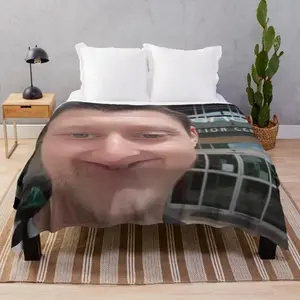 Daniel Larson selfie Throw Blanket Polar blanket Extra Large Throw Blanket sofa Furry Blanket blankets for beds  throw blanketFather's Day, Thanksgiving, Children's Day, holiday gifts for children and family