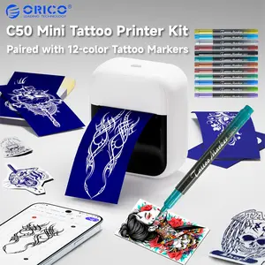 Wireless Mini Label Printer, Multifunctional Portable Tattoo Printer, Universal for Phone and Computer, Multi-Scene Use