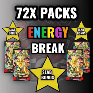 TCG SHRIMP SLAB EDITION (ENERGY BREAK) 72x Pack Break Pokemon *LIVE RIP*
