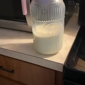 Vintage Half Gallon Mason Jar Pitcher Large 64 oz Wide Mouth with Lid - 2 Quart Airtight Glass Jug for Water, Juice, Milk, Tea, Iced Coffee and Drinks