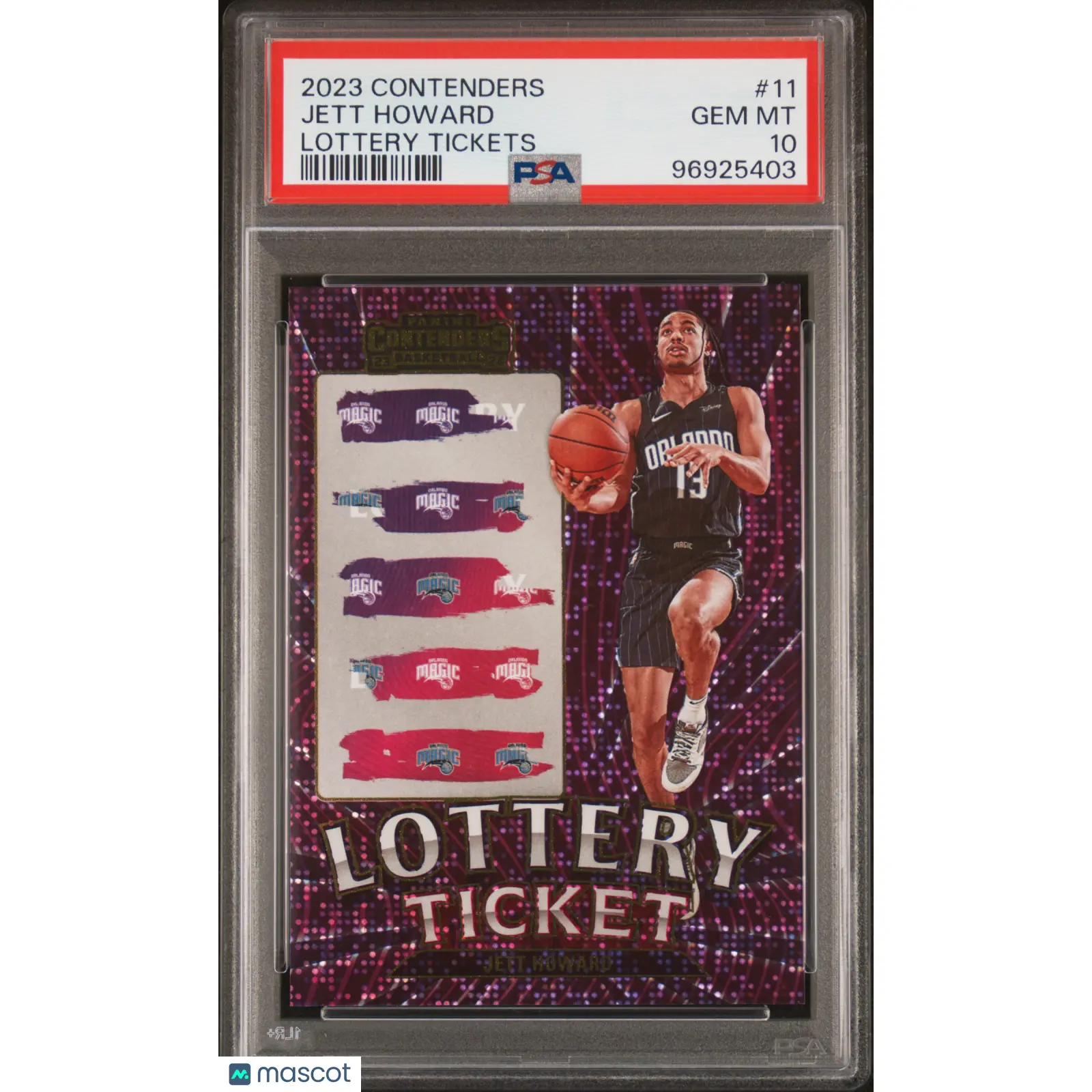 2023 Panini Contenders Lottery Tickets Jett Howard #11 PSA 10