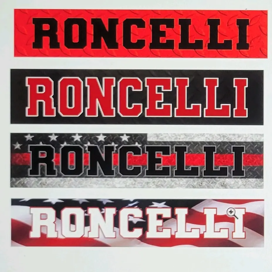 Custom Firefighter Gear Rack Name Plates – Personalized for Turnout ...