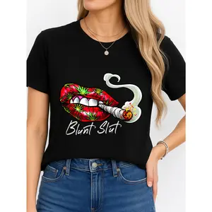 Blunt Slap T-Shirt Black Casual Wear Personalized Unisex Women's Top Summer Comfortable Breathable Short Sleeve Tee Suitable For All Outfits Made In Usa