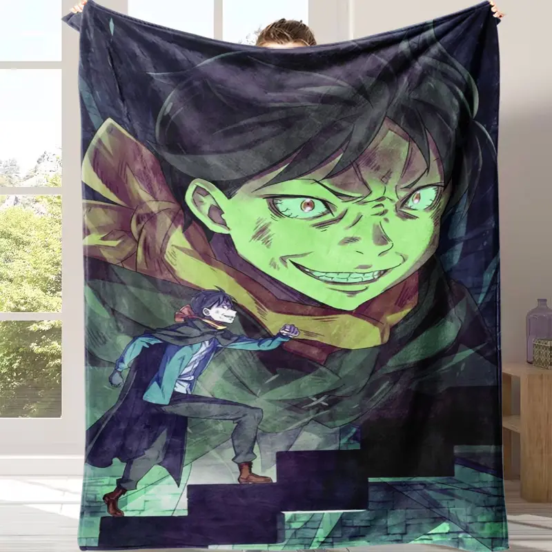 Re:0 Starting Life In Another World Natsuki Subaru Gluttony Arc Collage Blanket - Moody Underground Tunnel Manga Art Throw, Warm Anime Merchandise, Room Accessories, House Decor, Dorm Decor, Chill Room Accessories For Sofa & Bed Use