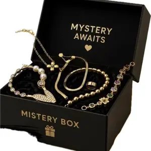 316L Gold Luxury Jewelry Mystery Box