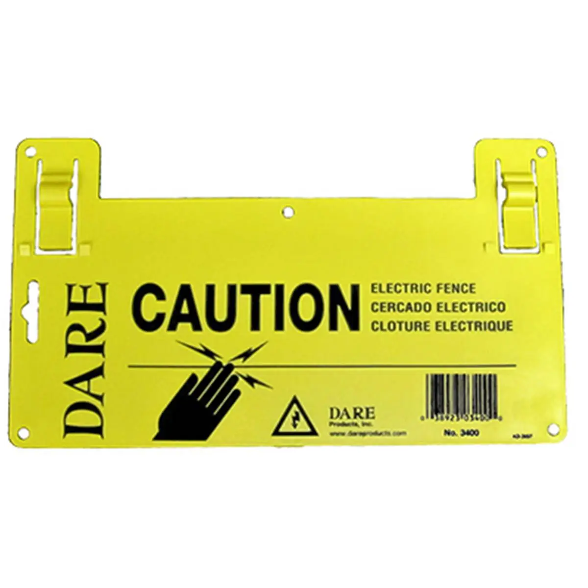 Dare 3400 Self-Adhesive Yellow Warning-Caution Sticker Sign, 5.5x9 in, Office Stationery & Supplies for Labeling Needs, Adhesive Sticker